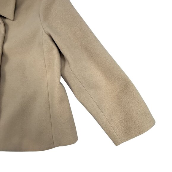 Chico's Jacket Women's 1 Wool Blend Coat Single Textured Button Closure Lined - Picture 3 of 12